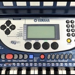 EM-101482【動作確認済み】ポータトーン [PSR-270] YAMAHA(ヤマハ) 電子キーボード 譜面台付属 コード付属　中古の画像
