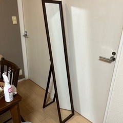 姿見(飛散防止加工) ブラウン
