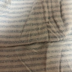 タオルケット　中古　水色【決定】の画像