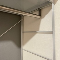 (2月10日まで)無印良品 ハンガーラック付き収納の画像
