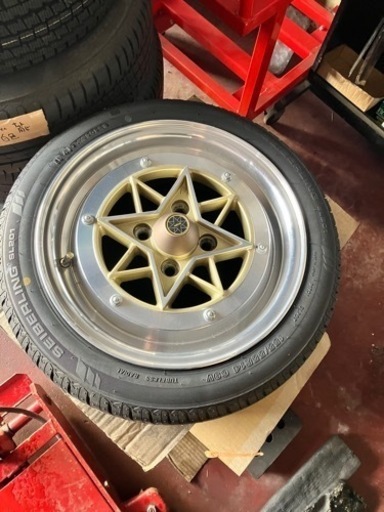 14インチ　スターシャーク　6J＋38 155/55r14 23年新品タイヤ