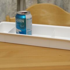 【無料】プラスチックトレイ　白　13×67ｃｍ　②の画像