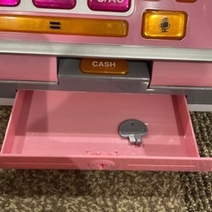 レジスター・電子レンジのおもちゃ2点セットの画像