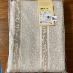 厚地　ヨーロッパ調 形状記憶 遮光裏地付きドレープカーテン 幅1...