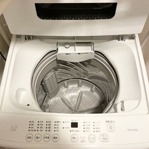 【値下げ交渉可】アイリスオーヤマ　洗濯機　4.5kg 部屋干しモード機能付き　2021年製