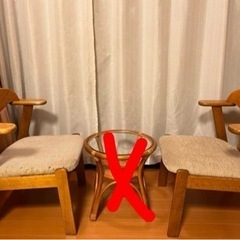 日本の高級椅子２脚