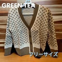 ★【未使用美品】GREEN TEA　カーディガン　かわいい　Mサイズ
