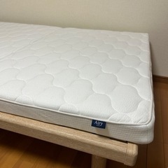受渡予定あり　アイリスオーヤマ エアリーマットレス ハイグレードタイプ シングル 厚さ9cm マットレスの画像