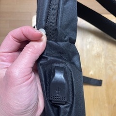 【新品・未使用】 ビジネスバッグ　バックパック黒　USB充電ハブ付 A4サイズノートPC収納の画像