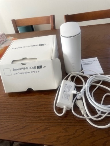 【保証書つき、配送も可】ホームルーター ZTE Speed Wi-Fi HOME 5G L11