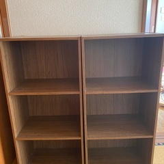 カラーボックス×2