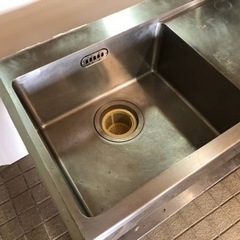 マルゼン   一層水切り付きシンク（バックガードなし）の画像