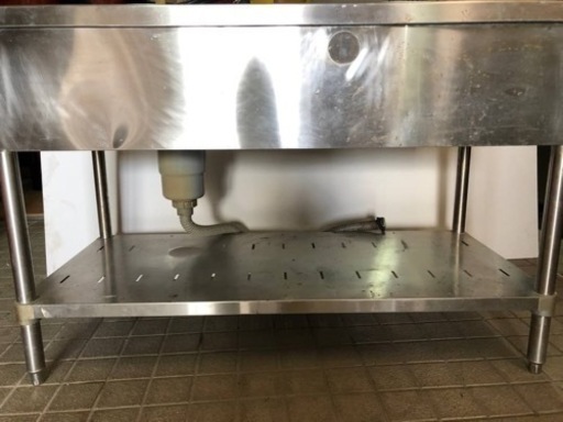 マルゼン   一層水切り付きシンク（バックガードなし）