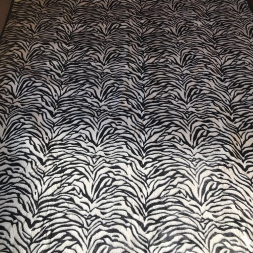 ⭐️新品未使用品ゼブラ柄ラグマット。  肌触り良し。  引越しの為、出品致します。 値下げ交渉可能。お気軽にお申し付け下さい。買い手が見つからない場合には今月末に削除致します。 ⭐️