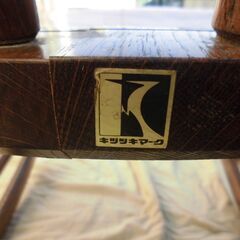 JM18169)ロッキングチェア 飛騨家具 幅：約52cm 高さ：約102cm 奥行：約46cm 中古品【取りに来られる方限定】の画像