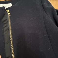 レディース　コート　ブラックの画像