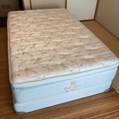 大塚家具　IDC キングダウン　セミダブルベッド　マットレス　ボトムクッション