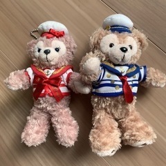 ダッフィとプーさんセットの画像