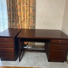 家具 収納家具 書斎机セット