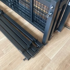 【状態良】ニトリ　ベッドフレーム　シングル　スチール　ブラック　(バジーナ F3 BK)の画像