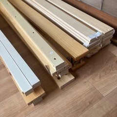 【お値下げ可】ベッドフレーム　シングル　木製の画像