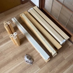 【お値下げ可】ベッドフレーム　シングル　木製の画像