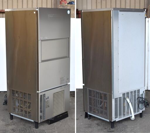 【ヤ取終了8/6】≪y120ジ≫ 福島工業 業務用製氷機 FIC-A240KV1S 三相200V 大型 製氷240kg キューブアイス 幅70cm 通電OK 現状品 0704-11+