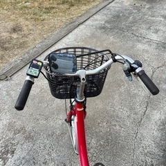 ??バッテリー長持ち???現車確認?ヤマハ YAMAHA PAS SION　電動アシスト自転車 20インチ 赤