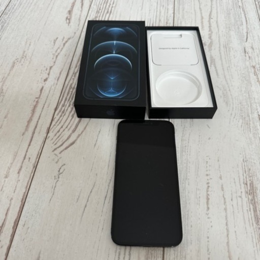 ★バッテリー100%★iPhone 12 pro パシフィックブルー 128 GB