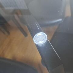 中古　ガラスダイニングテーブルの画像