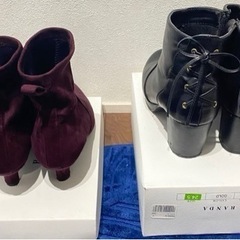 Lサイズレディースブーツ2足まとめ売り‼️ まだまだ履けます✨の画像