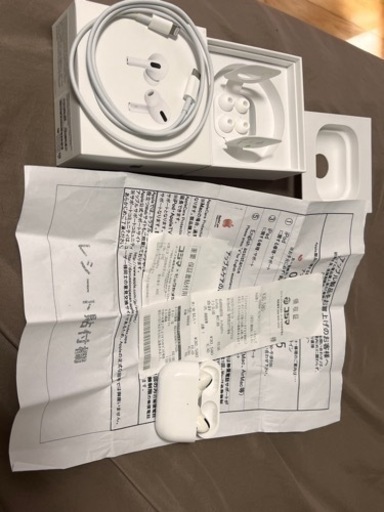AirPods  Pro買った時のレシートあり