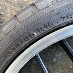 アルミタイヤセット165/45R16 5.0J+45の画像