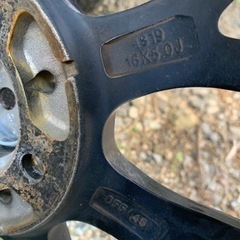 アルミタイヤセット165/45R16 5.0J+45の画像