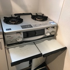 ★26日午後3時まで★リンナイ都市ガスコンロ　レンジテーブル付き