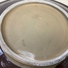 【USED】☆小鹿田焼☆大皿☆飛びかんな☆和皿☆小石原焼☆の画像