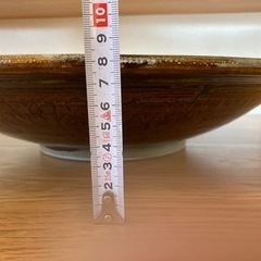 【USED】☆小鹿田焼☆大皿☆飛びかんな☆和皿☆小石原焼☆の画像