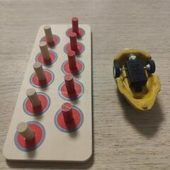 知育玩具　木製　型はめ　美品の画像