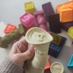値下がりした！B. toys ソフトブロック 26個セットの画像