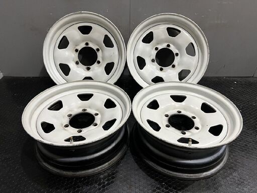 TOYOTA トヨタ 60ランクル? 40ランクル? 純正ホイール 15インチ 4本 6J6HPCD139.7-6 (VHE432)