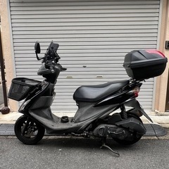 限定人気車 通勤快適 SUZUKI アドレスV125G Limited 冬仕様 機能的カスタム済みの画像
