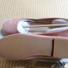 未使用☆23 センチ幅広ソフトバレエシューズの画像