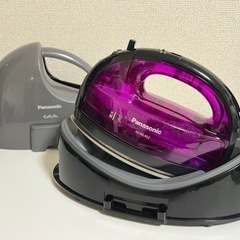 お値下げしました❣【美品】Panasonic コードレススチーム...