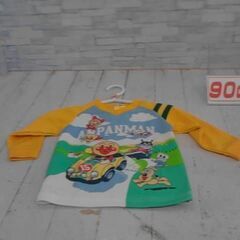 アンパンマンTシャツ　長　90㎝　しみあり