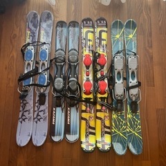 ショートスキー板　4つで1000円　バラ売り可