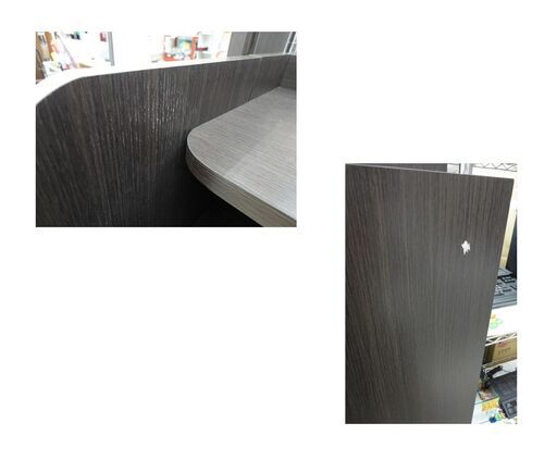 ドレッサー ノーブル ニトリ 幅58×奥行47×高さ172cm 姿見 ダークブラウン 椅子付き 西岡店