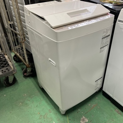 H66 洗濯機 TOSHIBA AW-BK8D7 (w) 8kg 2018年製 中古