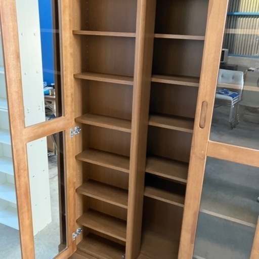 中古美品　本棚　スライド