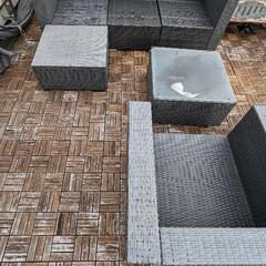 ガーデンソファー＆テーブル　ジャンク