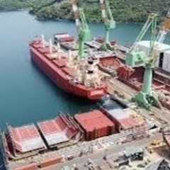 笠戸島での造船所足場 ￥14,000